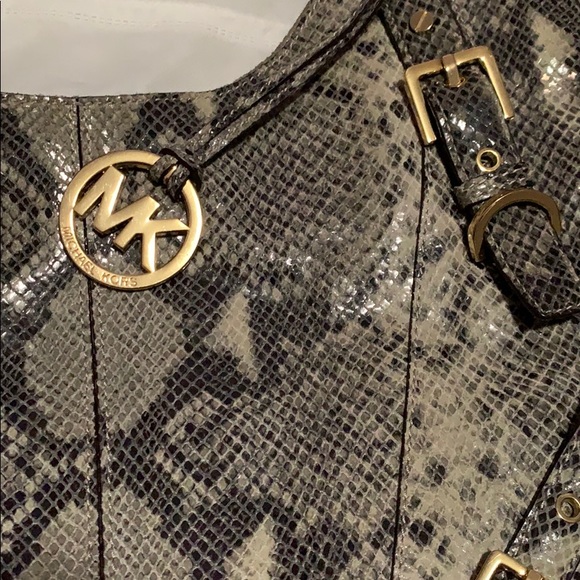 Michael Kors Snakeskin Purse - Picture 2 of 5